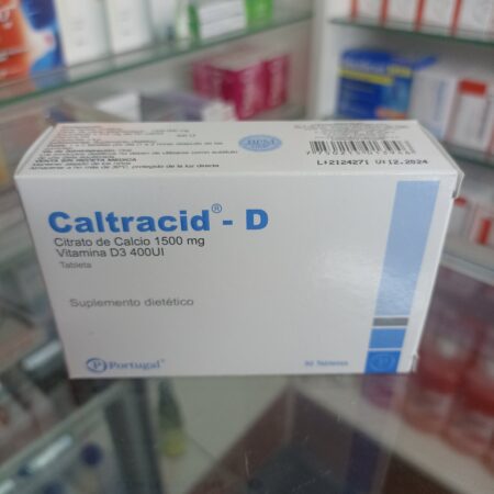 CALTRACID -D (CITRATO DE CALCIO 150MG + VITAMINA D3 400 UI)...venta x 1unidad