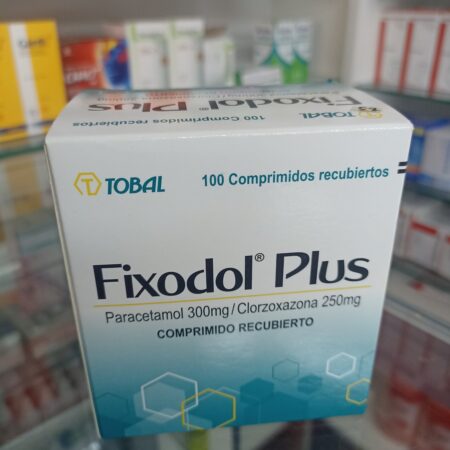 FIXODOL PLUS CAJA X 100 (PARAC 300 MG+CLORZOXAZONA 250 MG)...venta x 1unidad