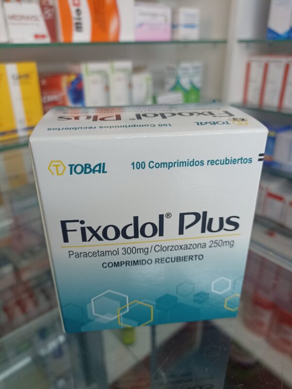 FIXODOL PLUS CAJA X 100 (PARAC 300 MG+CLORZOXAZONA 250 MG)...venta x 1unidad