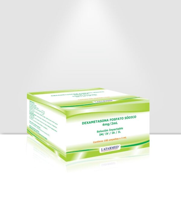 AMPOLLA DEXAMETASONA FOSFATO SÓDICO 4 MG/2ML)...venta x 1unidad