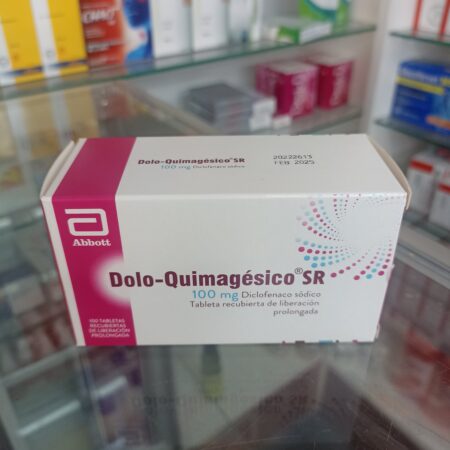 DOLO QUIMAGÉSICO SR(100mg diclofenaco sódico tableta recubierta)...venta x 1unidad