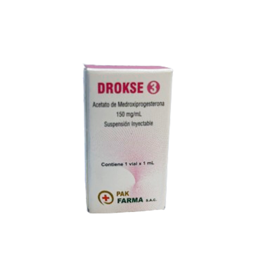 DROKSE 3 (ACETATO DE MEDROXIPROESTERONA).......................VENTA X 1 UNIDAD