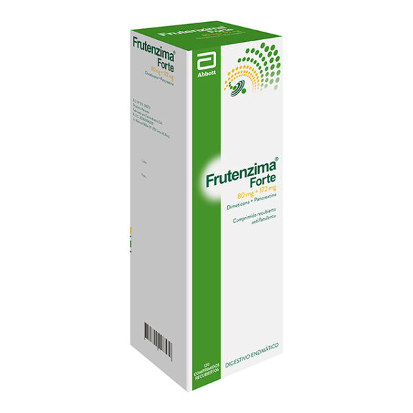 FRUTENZIMA FORTE(DÍMETÍCONA 80 MG+PANCREATÍNA 172 MG)