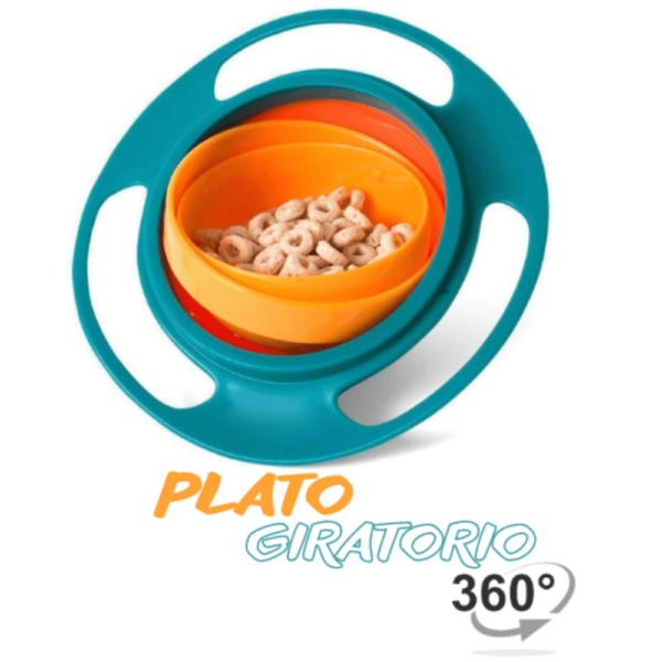 PLATO ANTIDERRAME GIRATORIO 360  GIROSCOPIO ....venta x 1 unidad