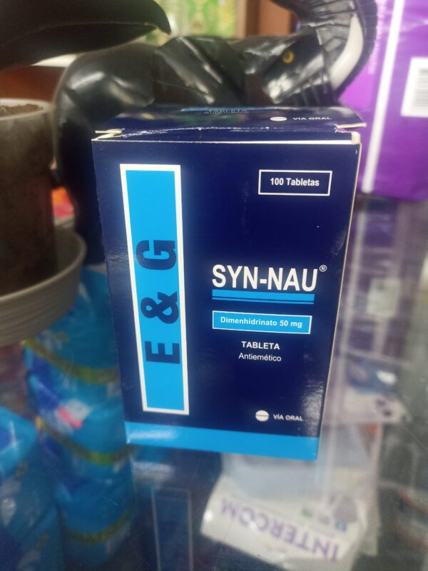 SYN-NAU (DIMENHIDRINATO 50 MG)................VENTA X UNA UNIDAD