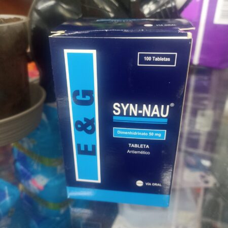 Syn-nau (dimenhidrinato 50 Mg)................venta X Una Unidad