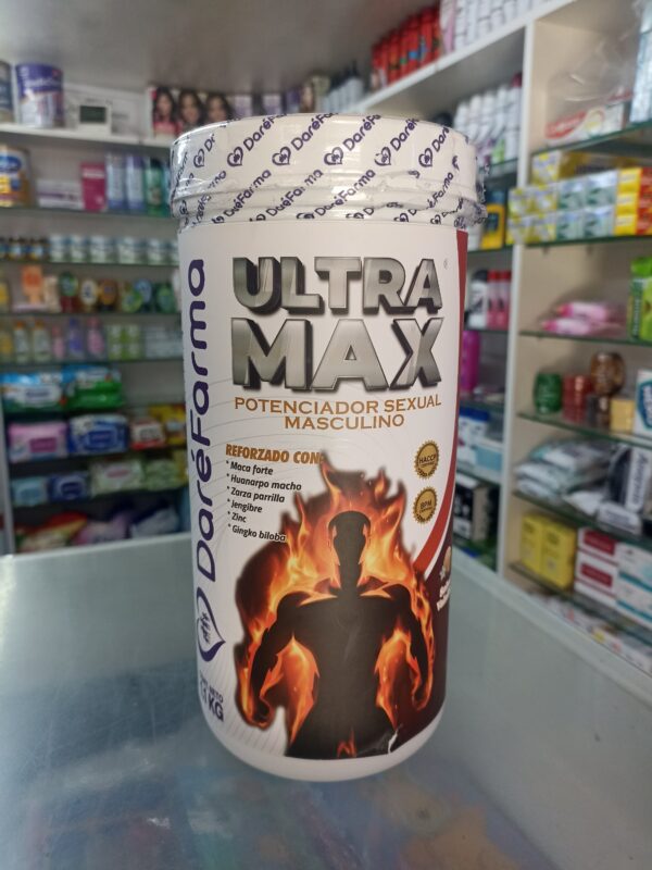 Ultra max potenciador sexual pote de 1.10kg ( maca forte,huanarpo macho,zoza parrila,jengibre,zinc,gingko bilola)....venta x una unidad