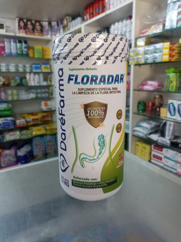 Floradar pote de 1.1kg (lactobacillus acidophilus,lactobacillus plantarum,lactobacillus casei)....venta x una unidad