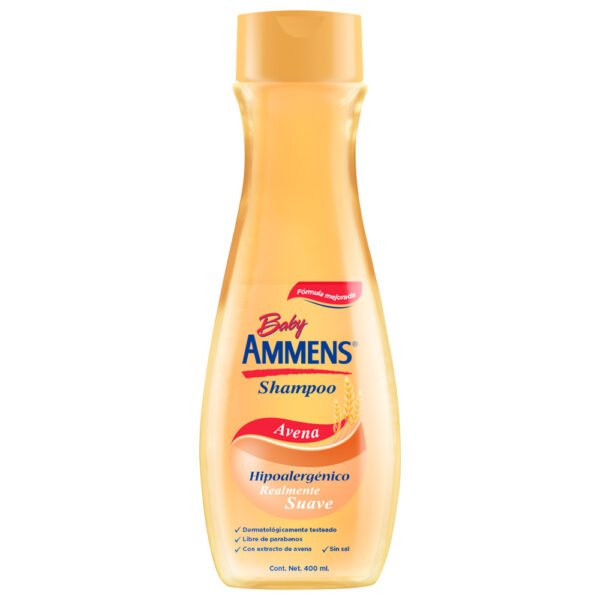 Shampoo ammens avena frasco x 400 ml...venta x una unidad